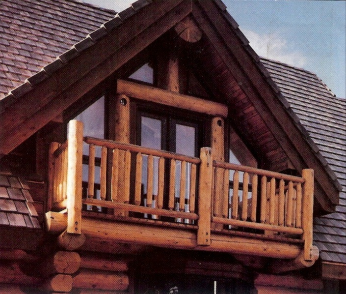 fire retardant wood balcony