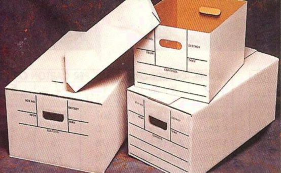 Flame retardant cardboard boxes