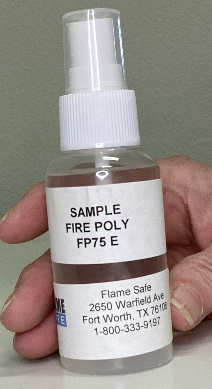 fire retardant free samples